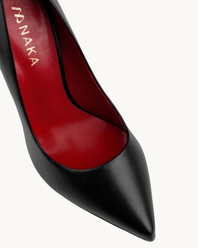 crvena koza unutra zenske kozne cipele osmi mart